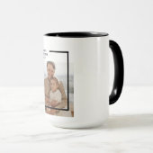 Mug géant de Fête des pères personnalisée | Beau c (Devant droit)