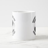 Mug Géant de Foot Personnalisé avec Texte - 20oz (Devant)