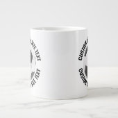 Mug Géant de Foot Personnalisé de Taille Moyenne (Devant)
