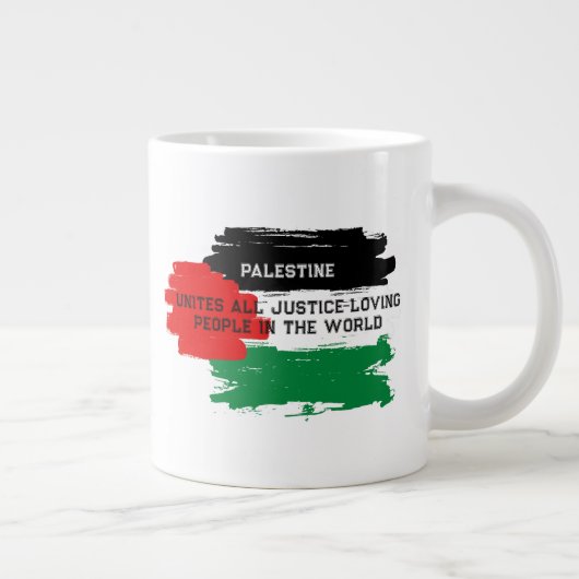 Mug géant de la résilience et de la solidarité pal (Droite)