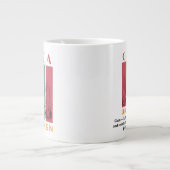 Mug géant de solidarité avec la Palestine – Gaza i (Devant)
