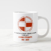 Mug géant des anciens de l'école primaire St. Bart (Droite)