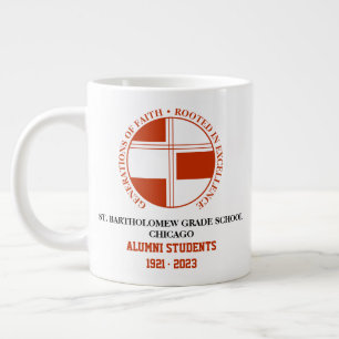 Mug géant des anciens de l'école primaire St. Bart