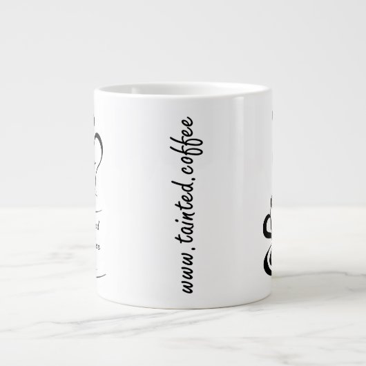 Mug géant du café peint (Devant)