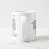 Mug géant Éléphant de dessin animé mignon endormi (Dos)
