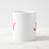 Mug Géant Joy Noël Café (Devant)