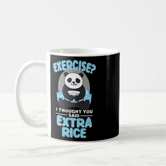 Mug Géant Panda Funny Gymnase Entraînement Sayings Ali (Gauche)
