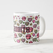 Mug géant personnalisé à l'esthétique Y2K féminine (Devant droit)