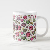 Mug géant personnalisé à l'esthétique Y2K féminine (Droite)