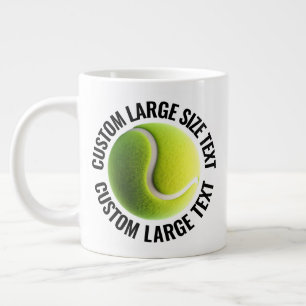 Mug géant personnalisé avec texte 20oz pour le ten