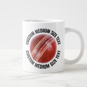 Mug géant personnalisé avec texte de taille moyenn (Droite)