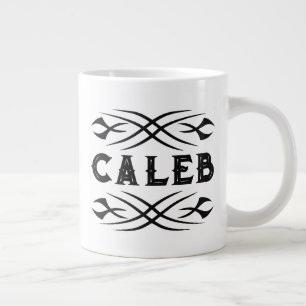 Mug géant personnalisé avec un motif d'art de tato
