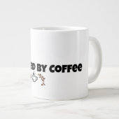 Mug Géant pour Amoureux de Café Drôle Alimenté par (Devant droit)