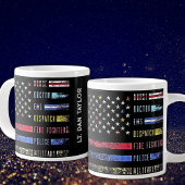 Mug géant pour les partisans des premiers interven