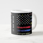 Mug géant pour les partisans des premiers interven (Devant droit)