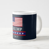MUG GÉANT PRÉSIDENT DONALD TRUMP CAFE (Devant droit)