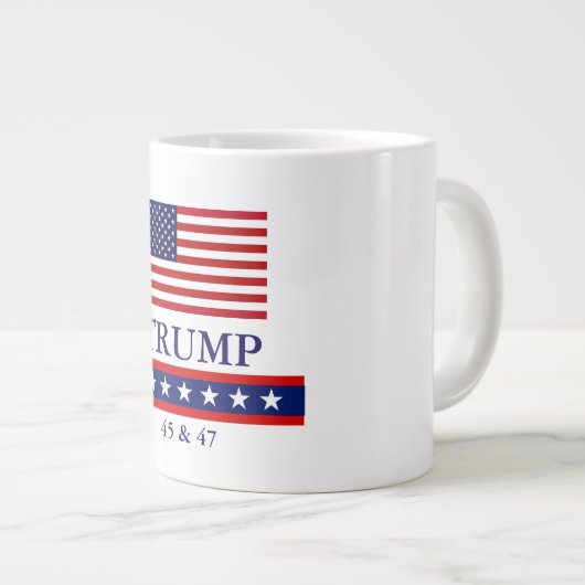 MUG GÉANT PRÉSIDENT DONALD TRUMP POUR CAFE (Devant droit)