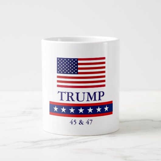 MUG GÉANT PRÉSIDENT DONALD TRUMP POUR CAFE (Devant)