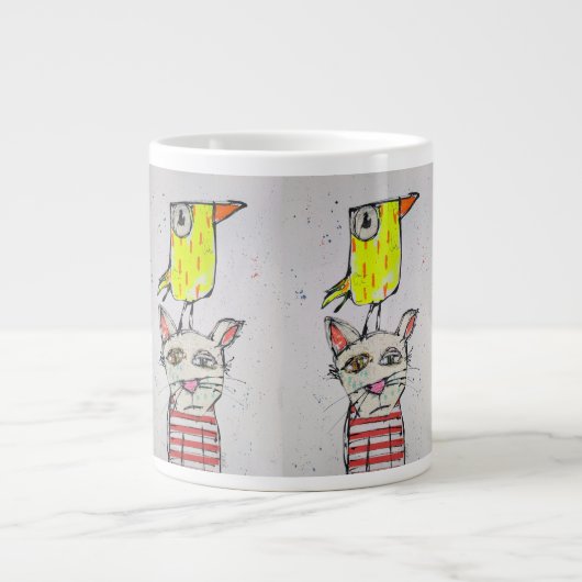 Mug géant Puddy Cat & Canary (Devant)