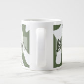 Mug géant rétro ondulé 'Soyez une personne gentill (Dos)