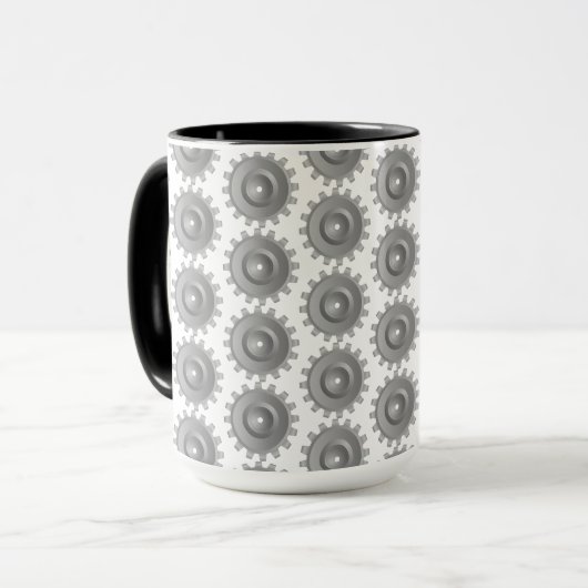 Mug Gear gris (Devant gauche)