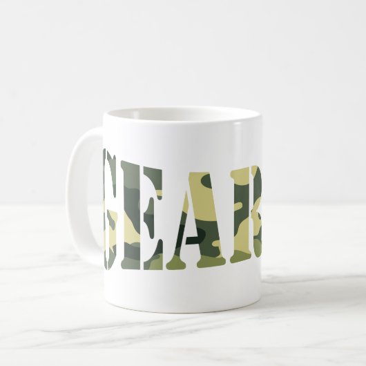 MUG GEARDO ! CAMO / CAMOUFLAGE (Devant gauche)