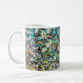 Mug Geared Toward Abstract Art Design Lover (Gauche)