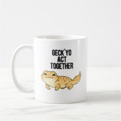 Mug Geck Yo Agir Ensemble Funny Gecko Pun (Gauche)