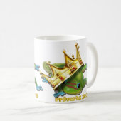Mug Gecko avec couronne—Proverbes (Devant droit)