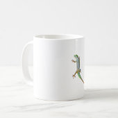Mug Gecko diurne vert vibrant de Madagascar (Devant gauche)