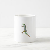 Mug Gecko diurne vert vibrant de Madagascar (Centre)