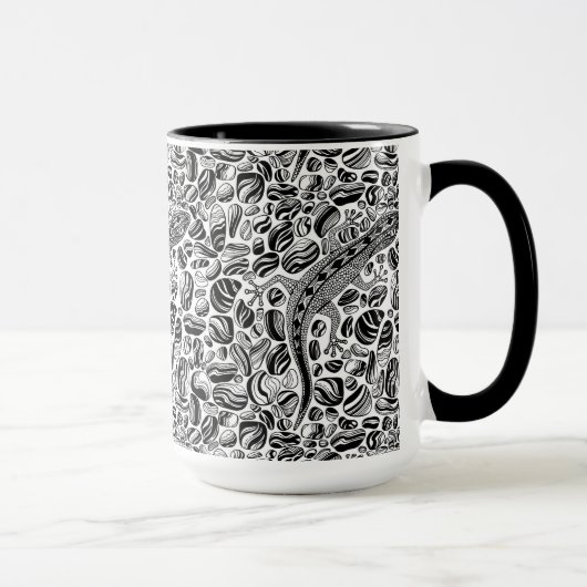Mug Gecko et galets (Droite)
