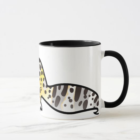 Mug Gecko léopard de dessin animé (Droite)