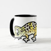 Mug Gecko léopard de dessin animé (Devant gauche)