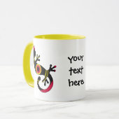 Mug Gecko Lizard coloré (Devant gauche)