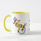 Mug Gecko Lizard coloré (Gauche)
