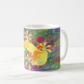 Mug Gecko souriant - points colorés (Devant droit)
