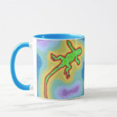 Mug Gecko vert citron (Gauche)
