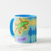 Mug Gecko vert citron (Devant gauche)
