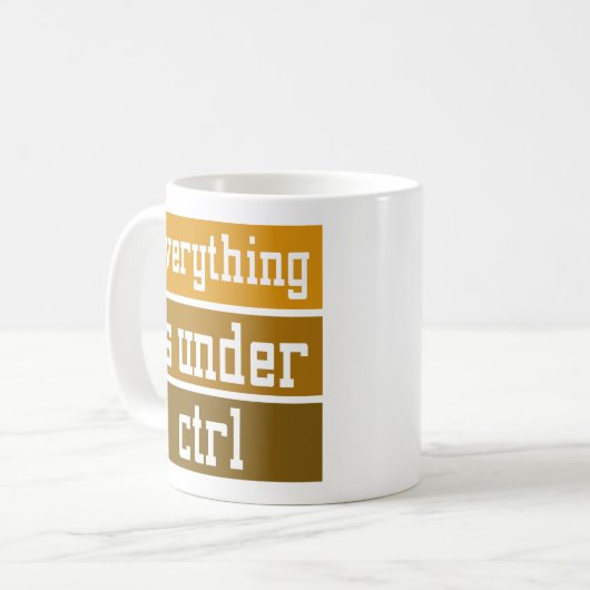 Mug Geek Codage Office Tout est sous CTRL (Devant gauche)
