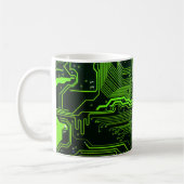 Mug Geek de la carte de circuit électronique Nerd PCB (Gauche)