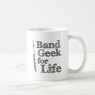 Mug Geek de petite flûte de bande
