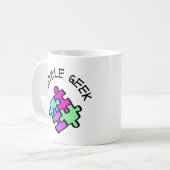Mug Geek de puzzle (Devant gauche)