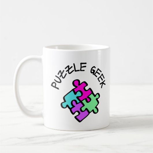 Mug Geek de puzzle (Gauche)