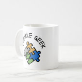 Mug Geek de puzzle (Devant gauche)