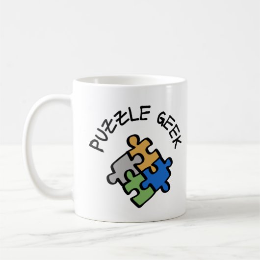 Mug Geek de puzzle (Gauche)