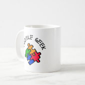 Mug Geek de puzzle (Devant gauche)