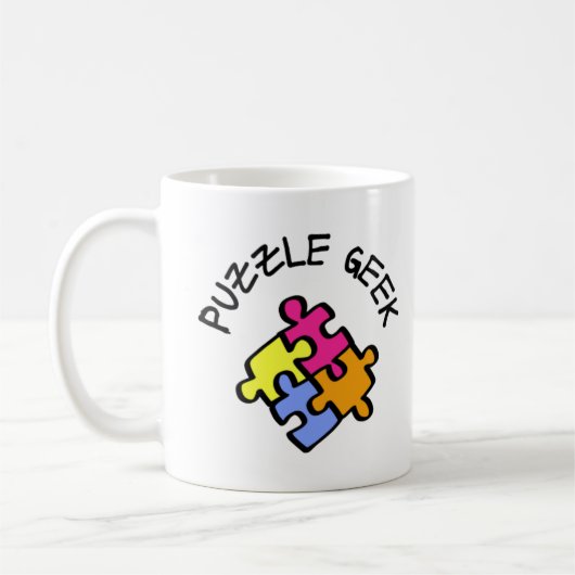Mug Geek de puzzle (Gauche)