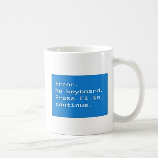 Mug Geek d'ordinateur - erreur.  Aucun drinkware de (Droite)