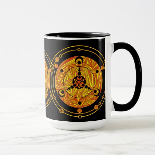 Mug Geek étranger Drinkware de SciFi d'art de cercle (Droite)